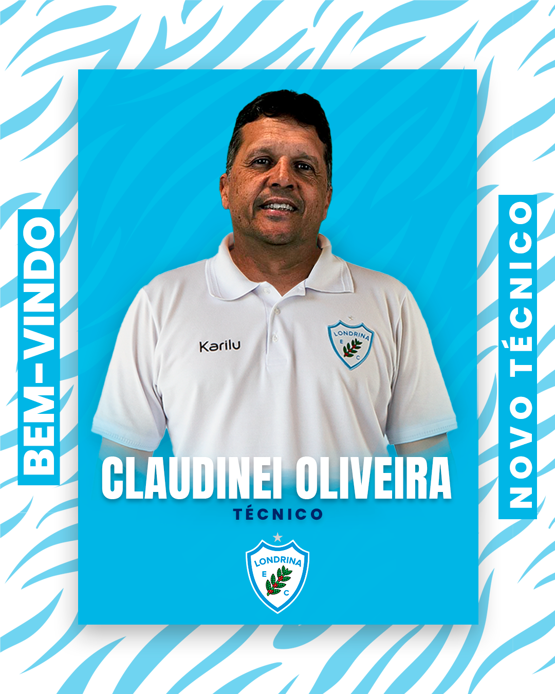 Claudinei Oliveira é o novo treinador do Tubarão