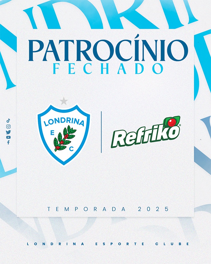 Refriko fecha parceria com Londrina Esporte Clube para a temporada 2025
