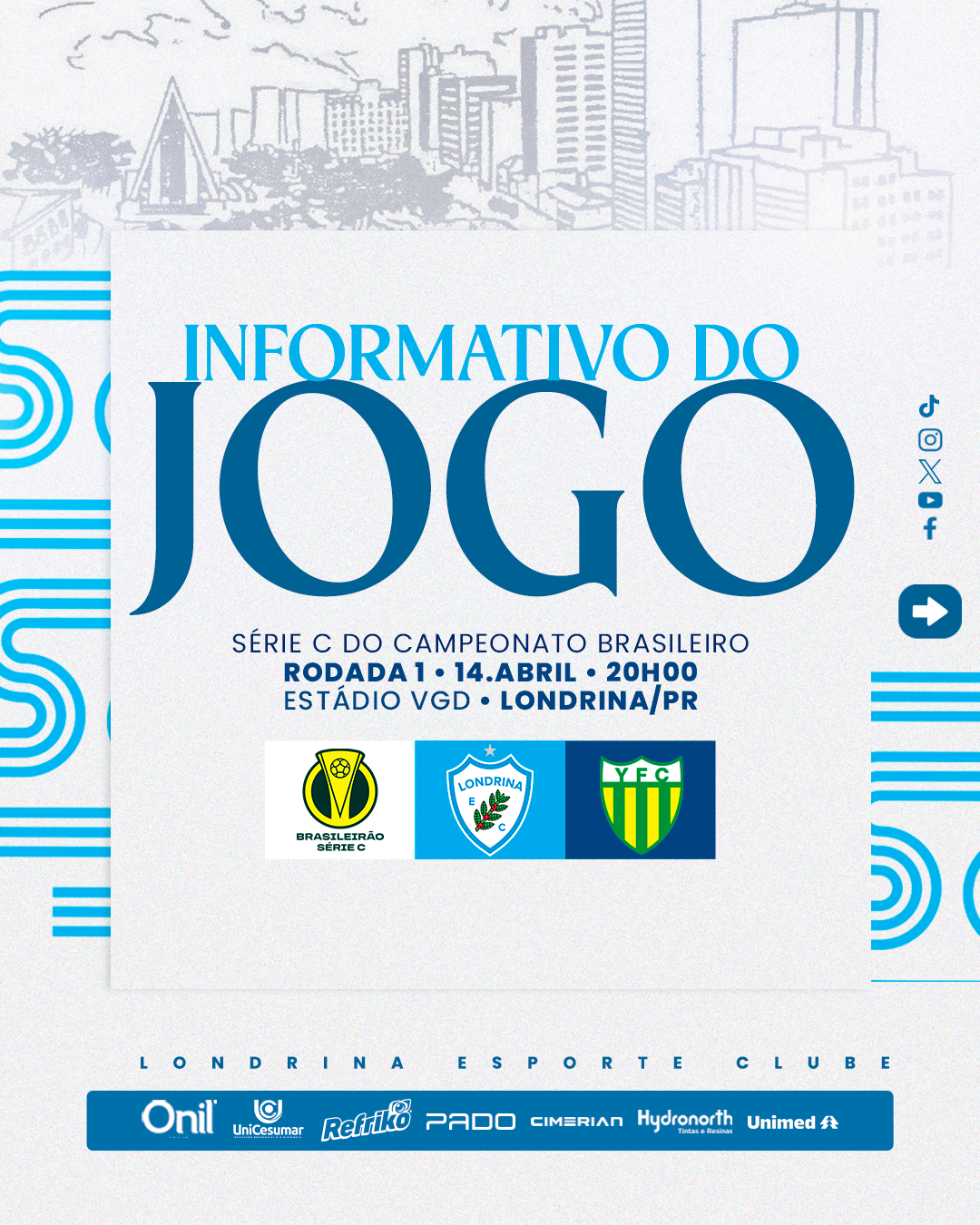 Uh, é VGD! Estão abertas as vendas de ingressos para Londrina e Ypiranga-RS