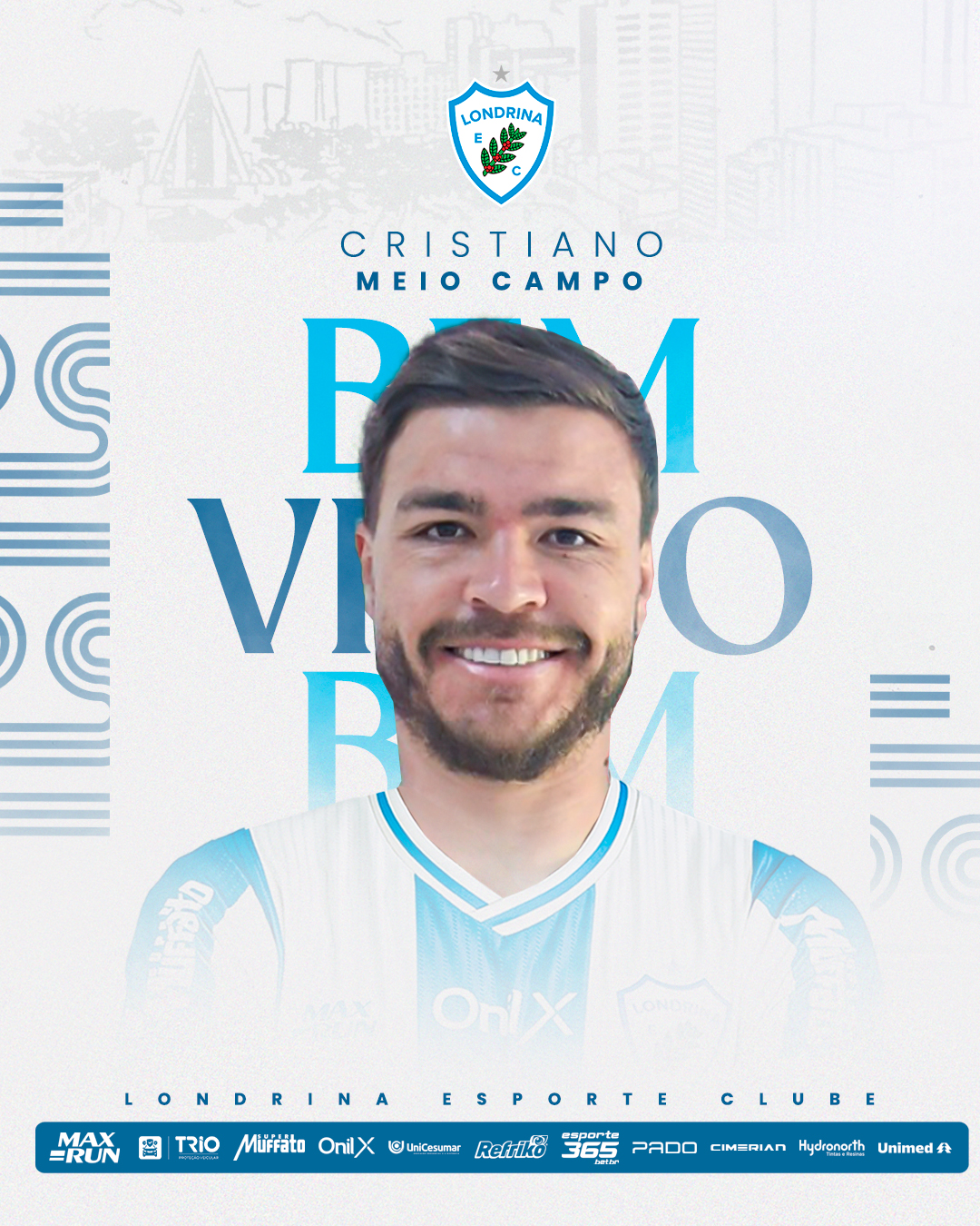 Cristiano é o novo reforço do Tubarão