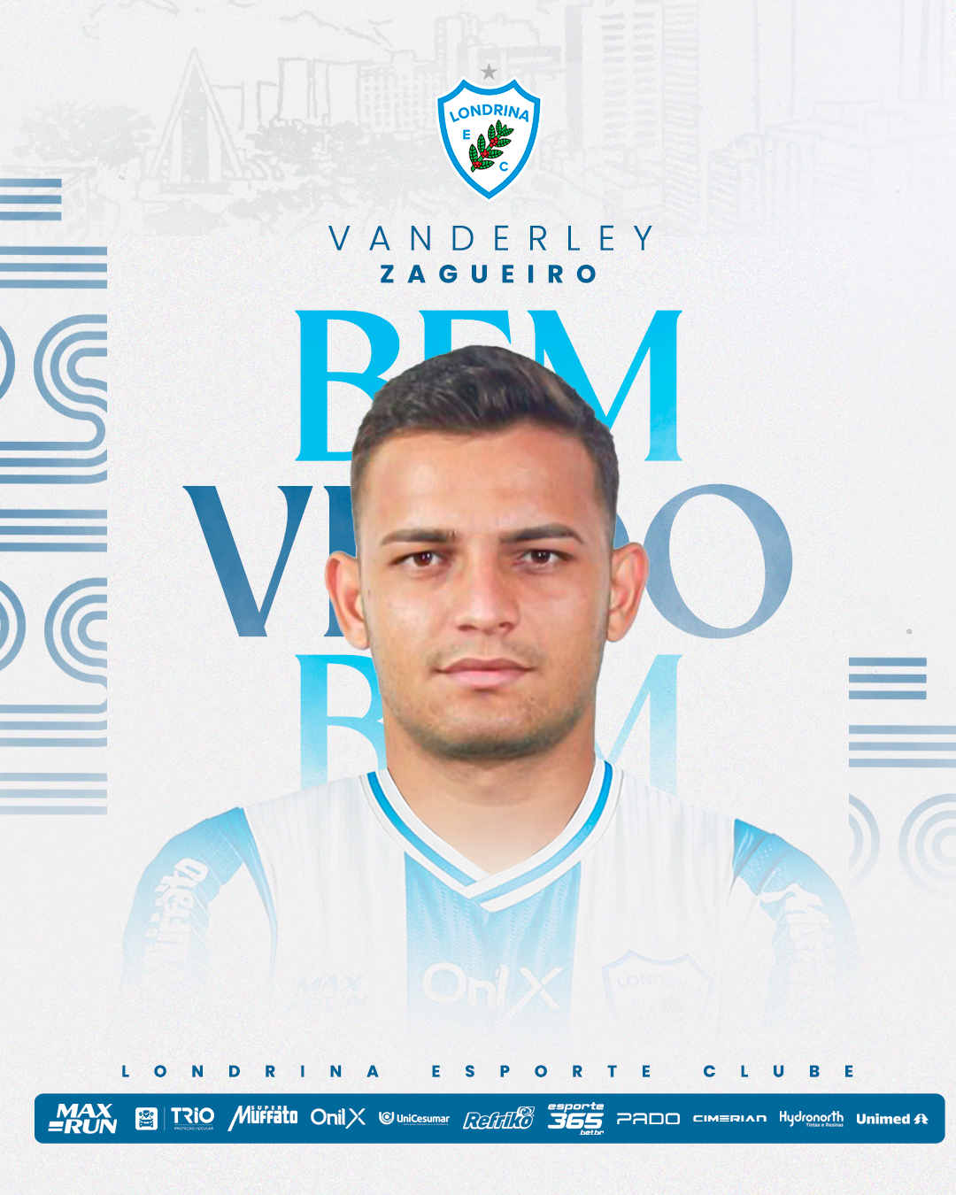 Vanderley é o novo reforço do Tubarão