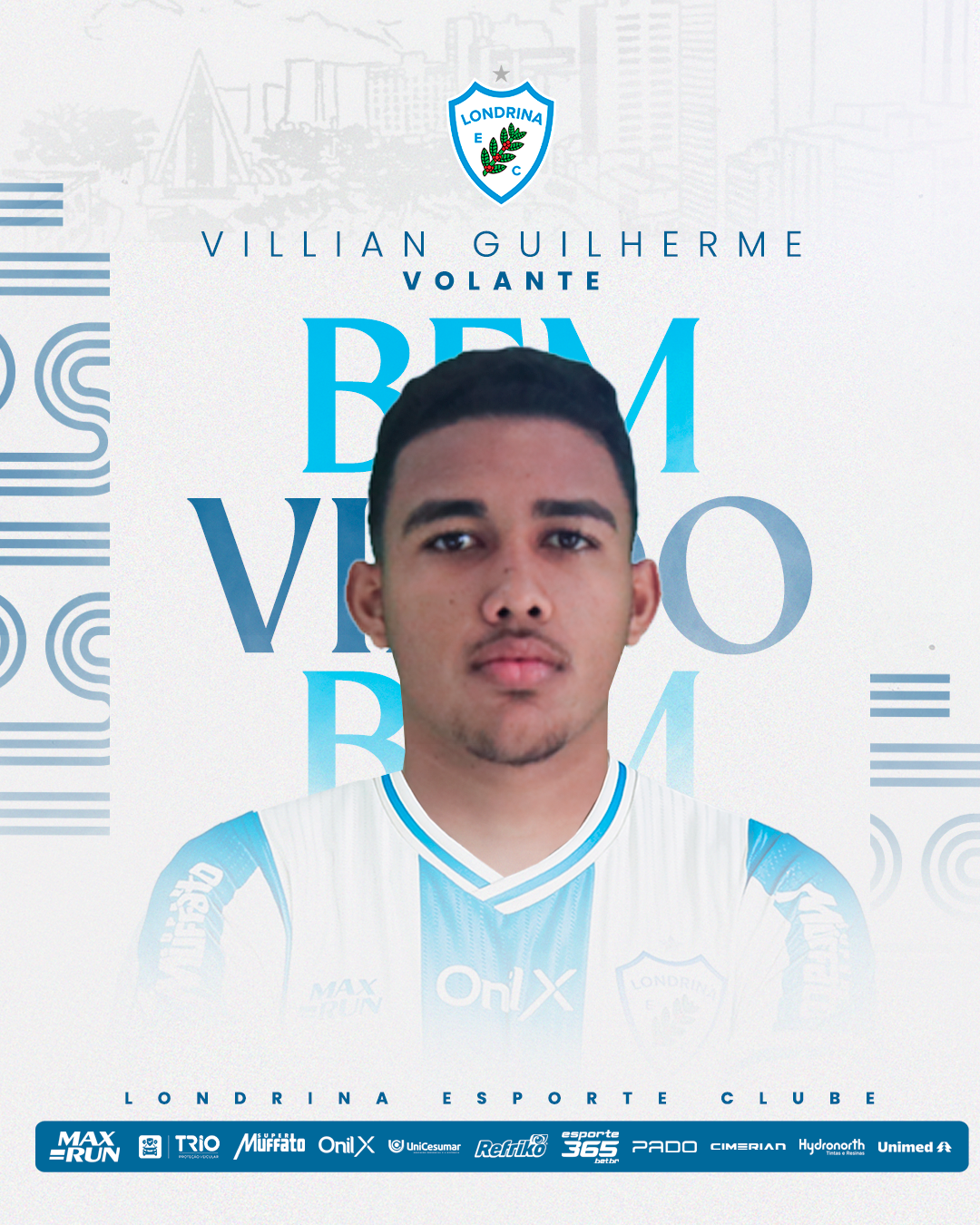 Villian Guilherme é o novo reforço do Tubarão