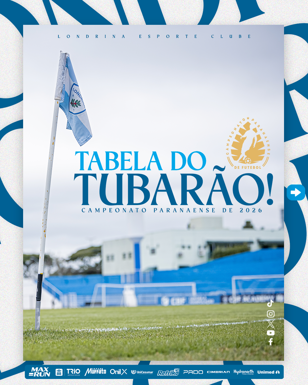 Londrina conhece o seu caminho no Campeonato Paranaense de 2026