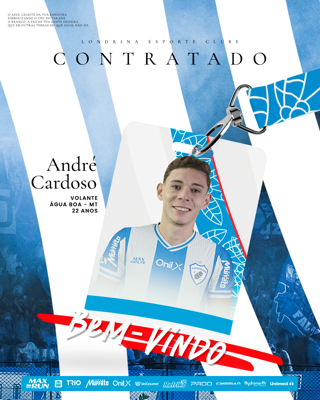 André Cardoso é o novo reforço do Tubarão