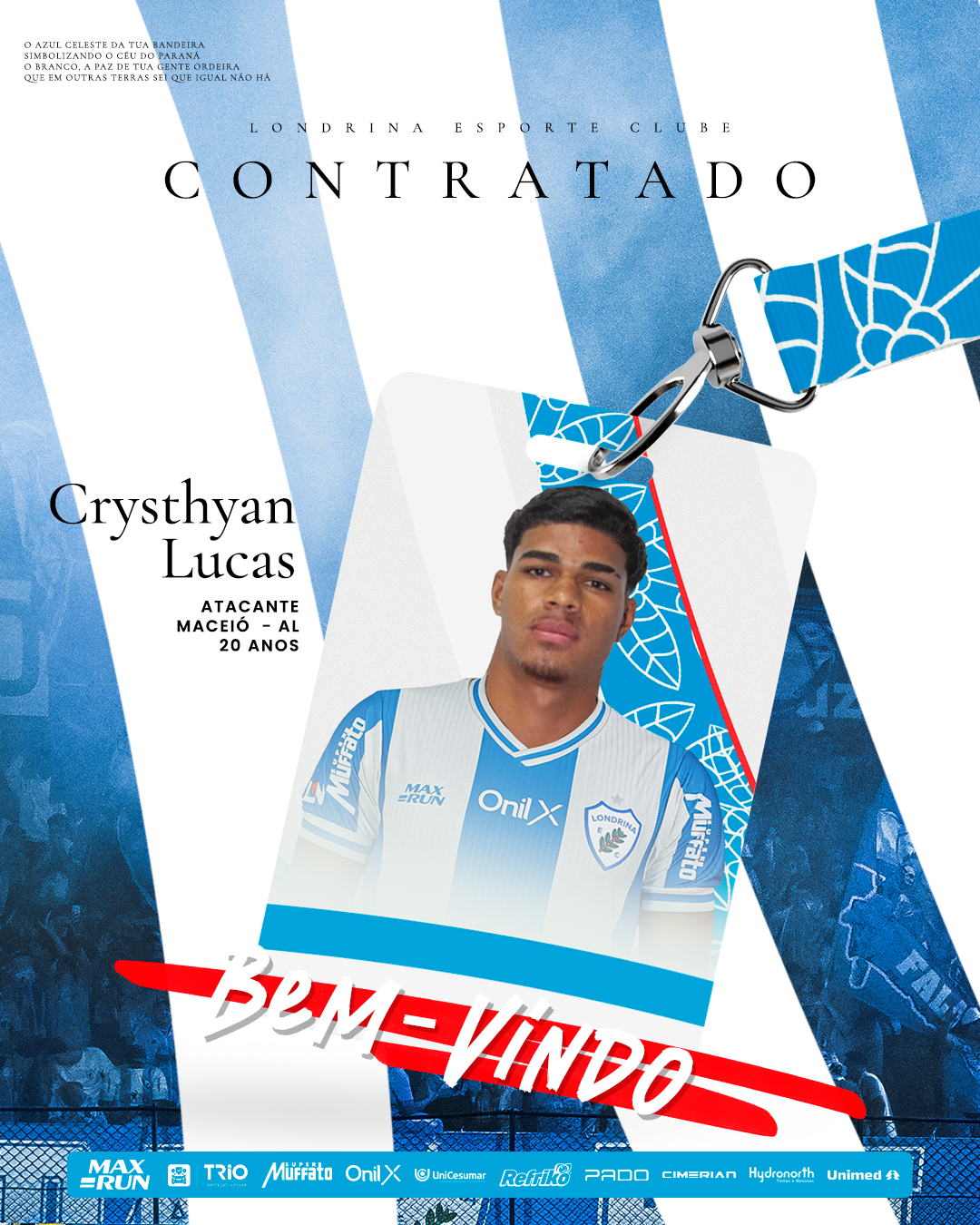Crysthyan Lucas é o novo reforço do Tubarão