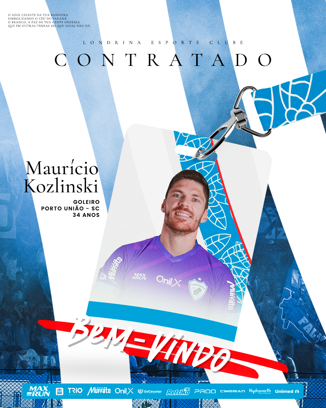 Maurício Kozlinski é o novo reforço do Tubarão