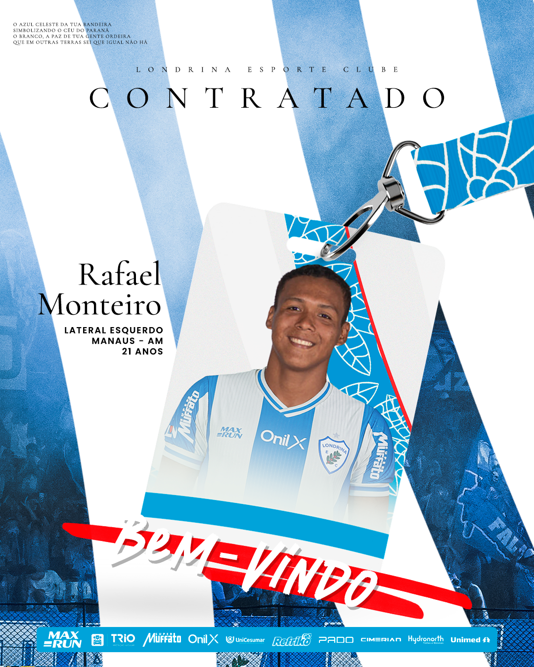 Rafael Monteiro é o novo reforço do Tubarão