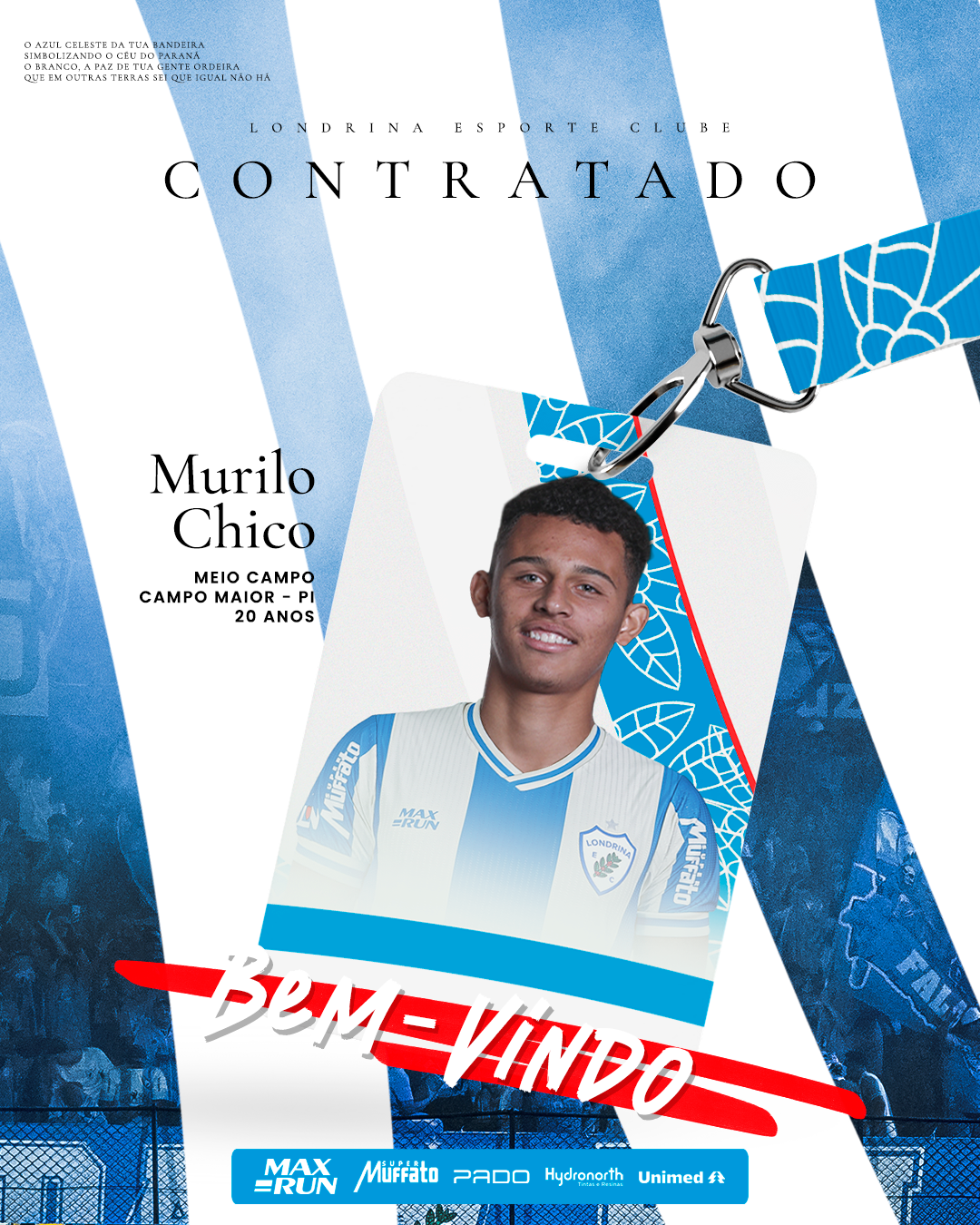 Murilo Chico é o novo reforço do Tubarão