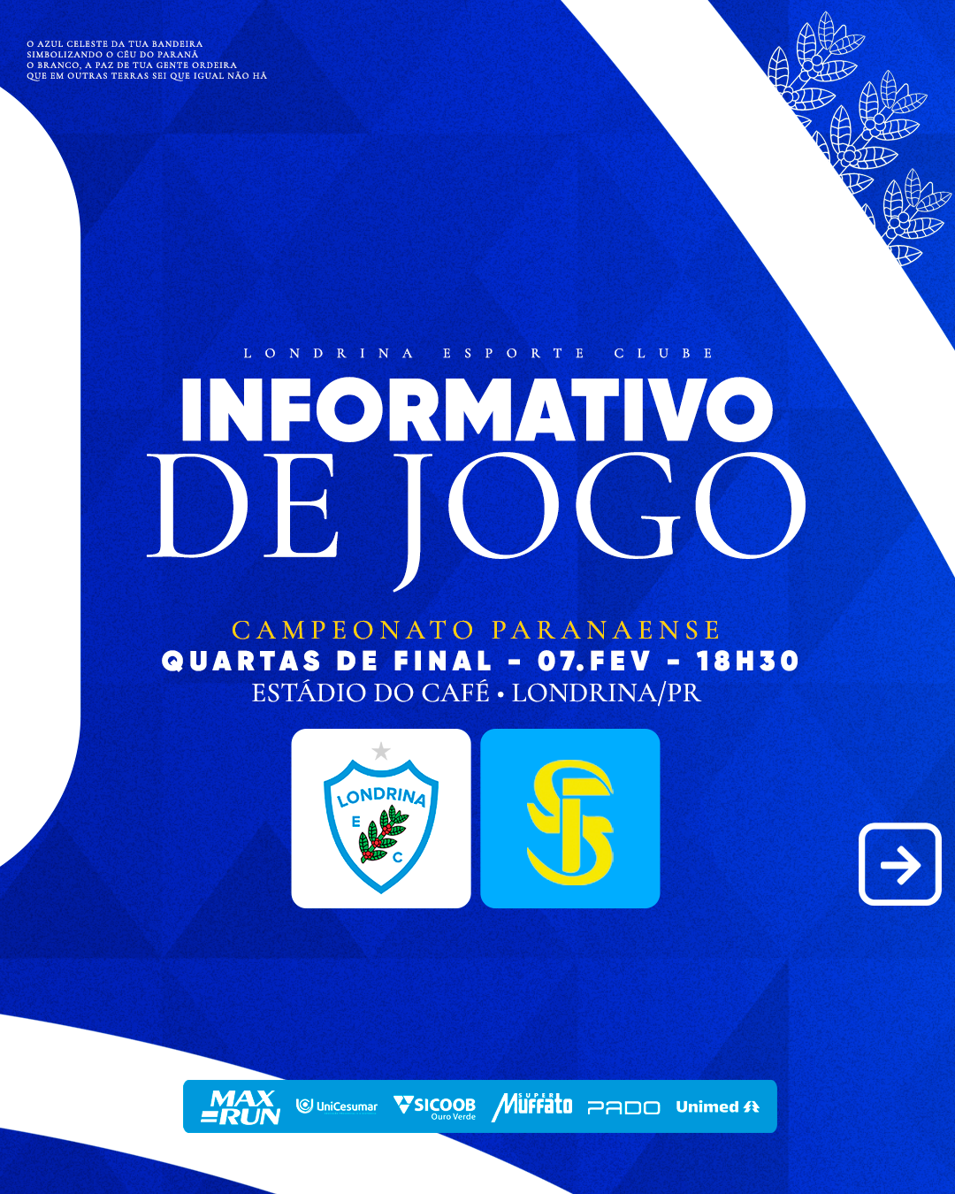 Ingressos para Londrina x São Joseense já estão disponíveis