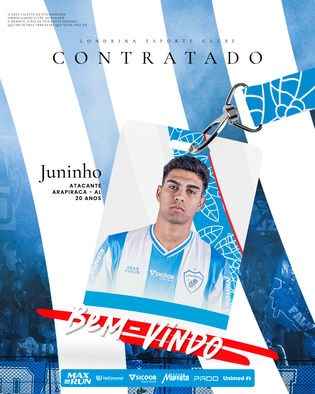 Juninho é o novo reforço do Tubarão