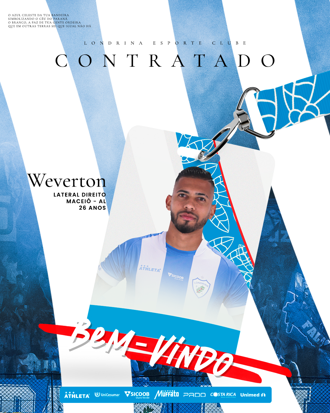 Weverton é o novo reforço do Tubarão