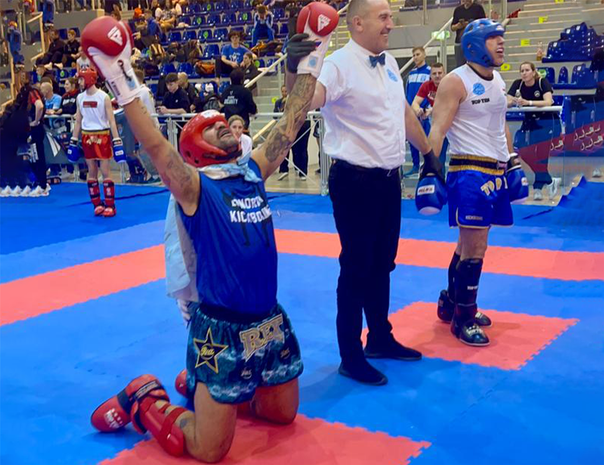 Guilherme Belarmino é campeão da Italian World Cup Kickboxing